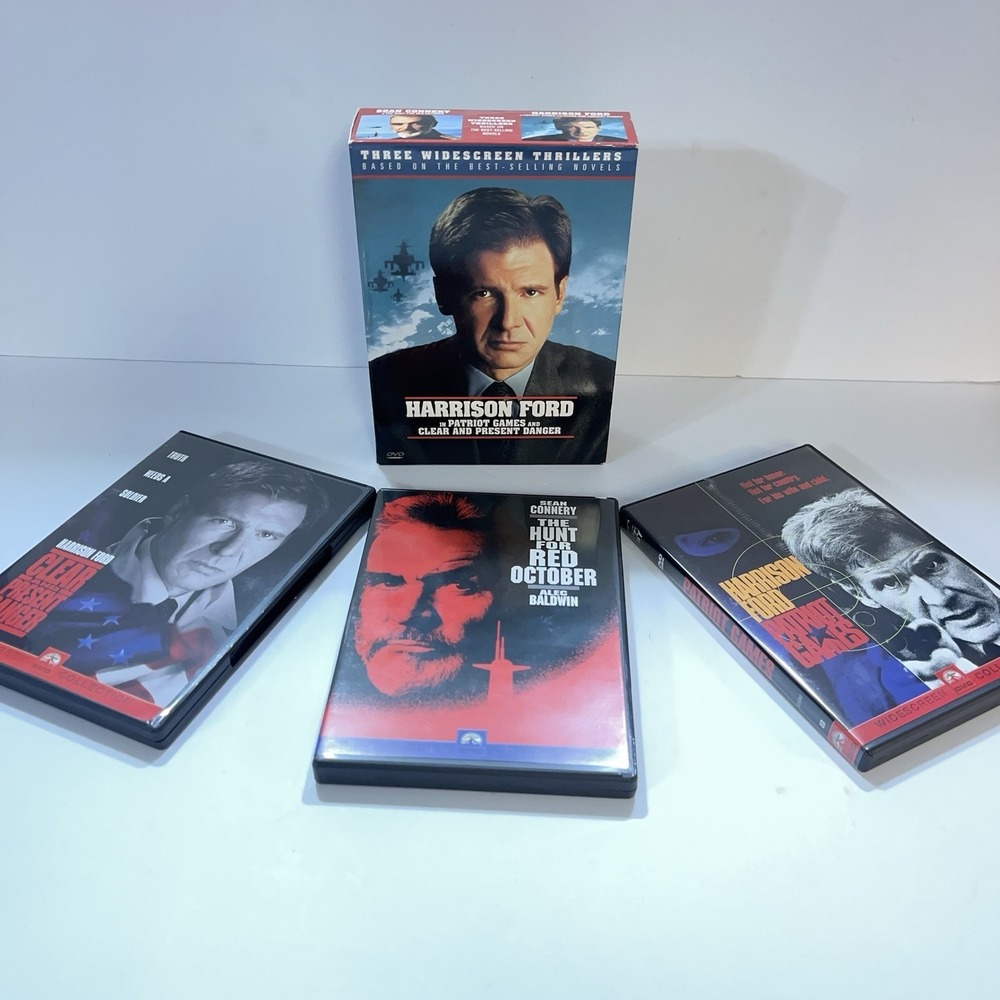 Jack Ryan Box Set The Hunt for Red October/Patriot Games/Clear & Present Danger